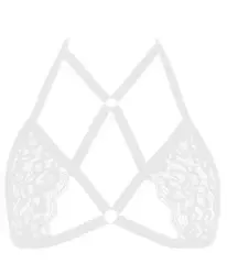 Brasier de Lencería Sexy de Encaje en Nylon