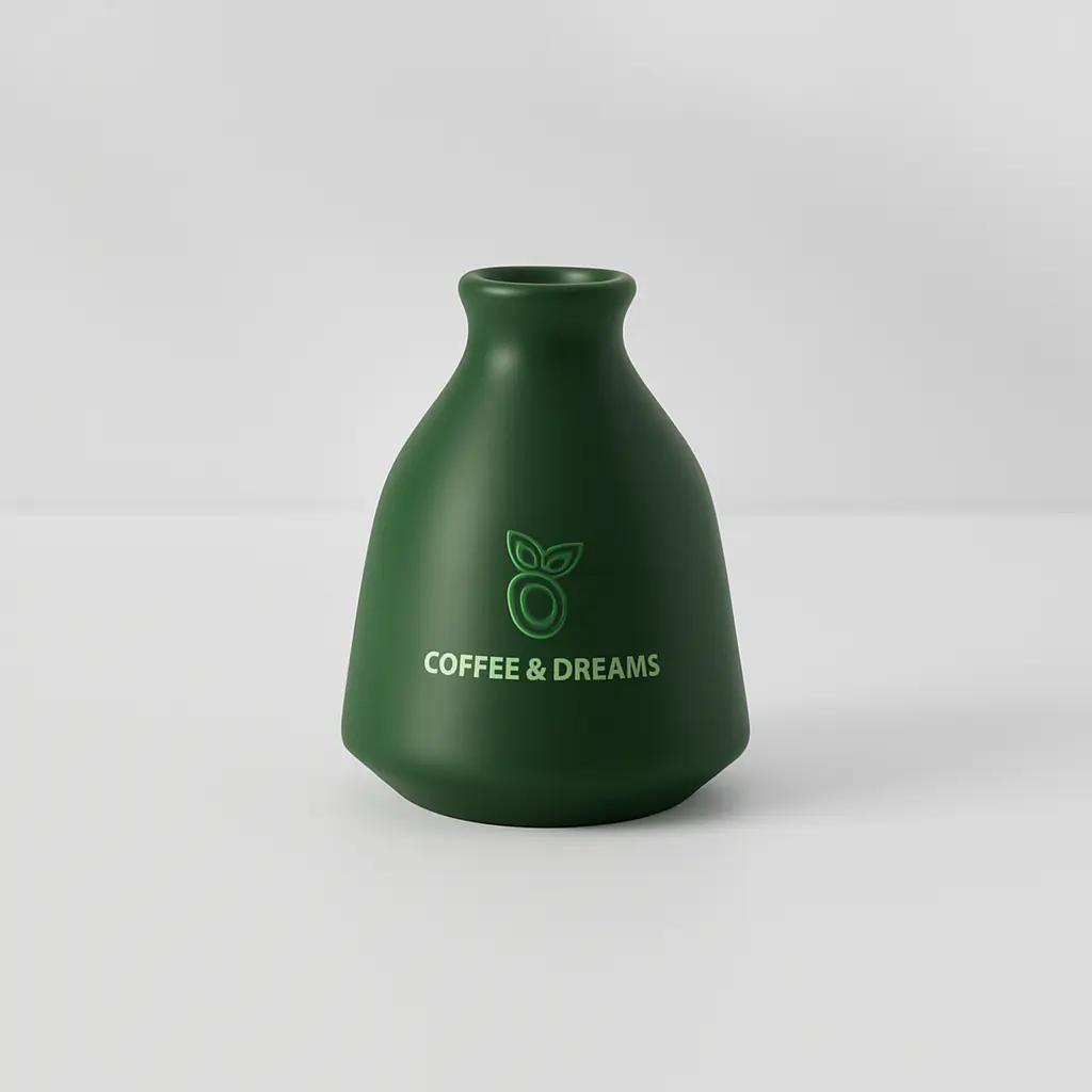 Modern Ceramic Vase - Green